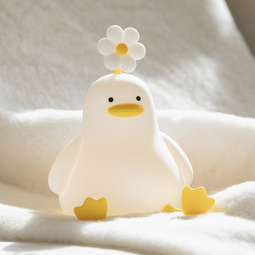 PonchiLight™ Sevimli Ördek LED Squishy Gece Lambası  ✨🦆