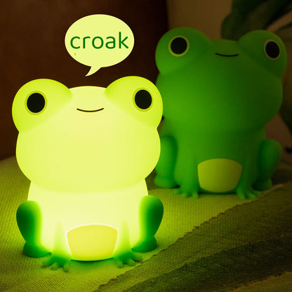 PonchiLight™ Squishy Silikon Sevimli Kurbağa! 🐸✨💡