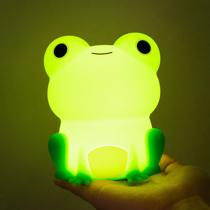 PonchiLight™ Squishy Silikon Sevimli Kurbağa! 🐸✨💡